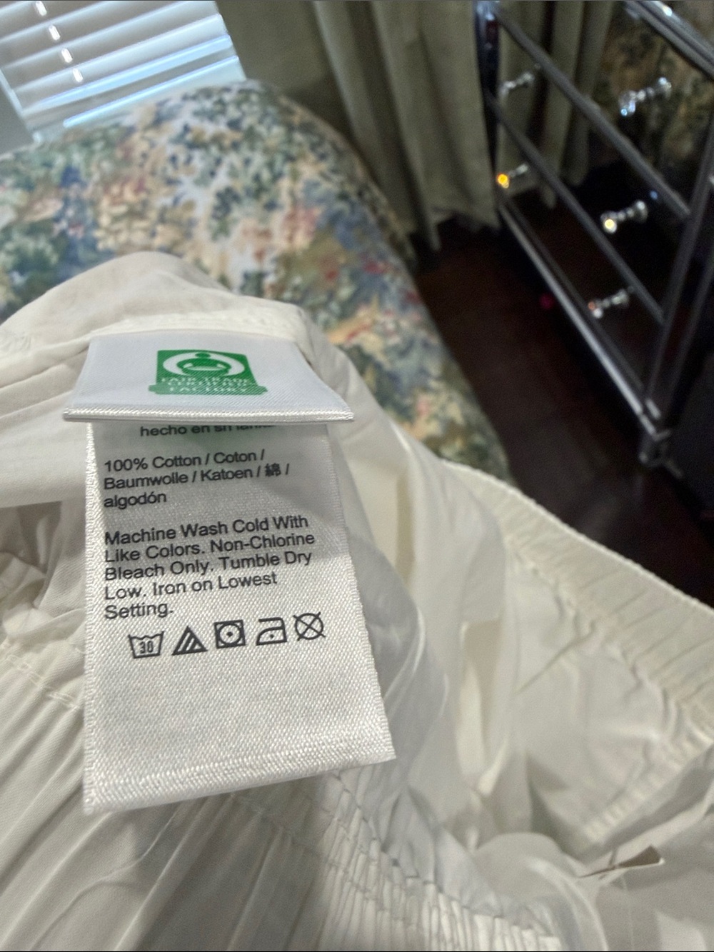 NWT - J Crew End on End Cotton Wide Leg Pajama Pant White - Large - Picture 6 of 6